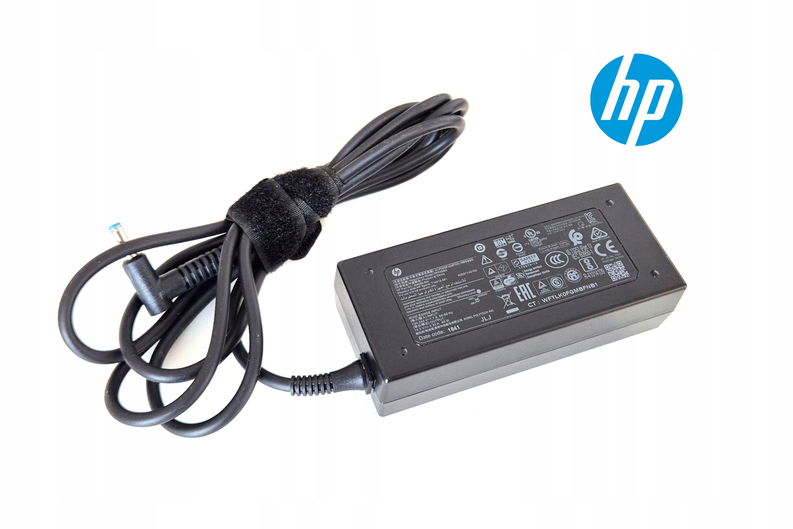 ORYGINALNY Zasilacz HP 65W 19.5V 3.34A CIENKI WTYK 4.5 x 3.0