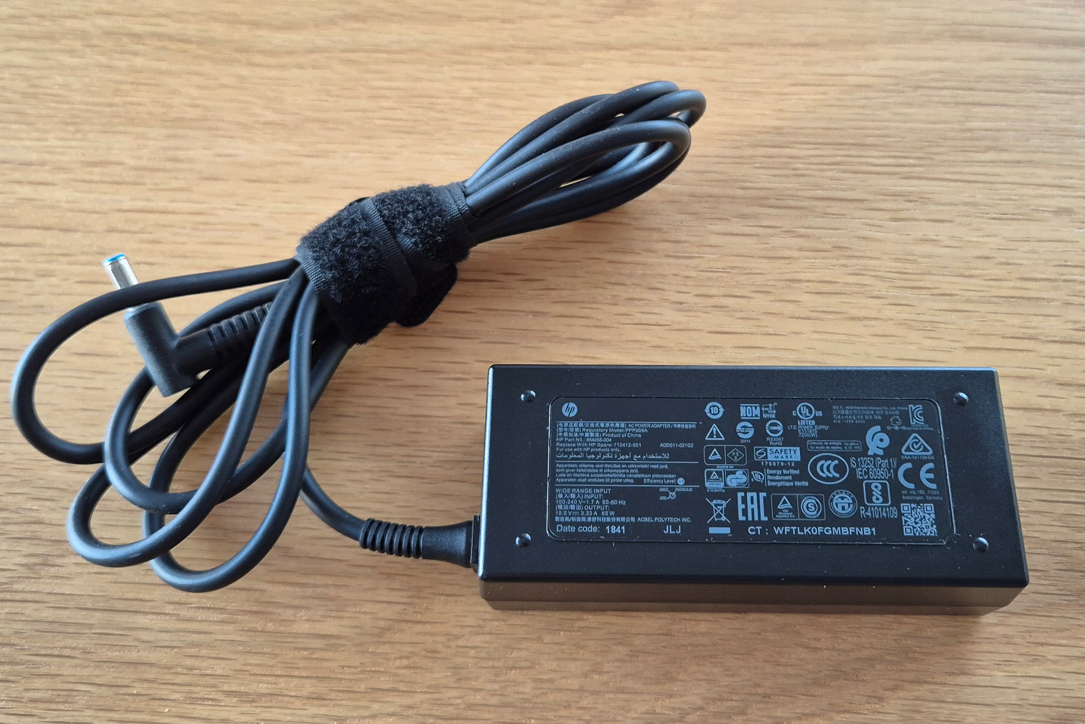 ORYGINALNY Zasilacz HP 65W 19.5V 3.34A CIENKI WTYK 4.5 x 3.0 - obrazek 4