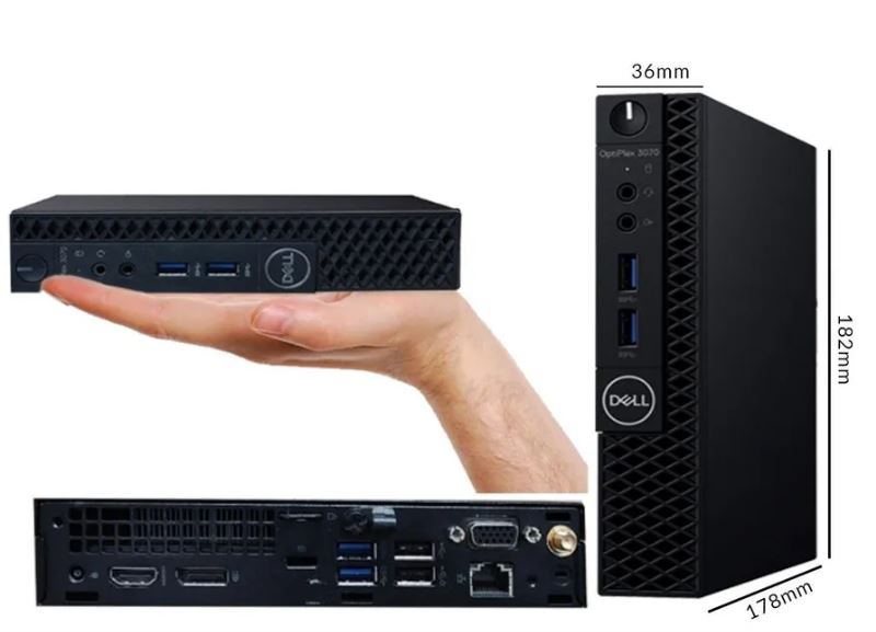 Dell OptiPlex 3070 Micro i3-9100T NO RAM?SSD W11PRO WIFI - obrazek 8